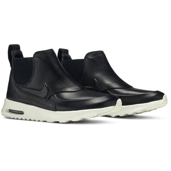 Women’s Nike Air Max Thea Mid Black Sail Sneakers - Picture 6 of 15
